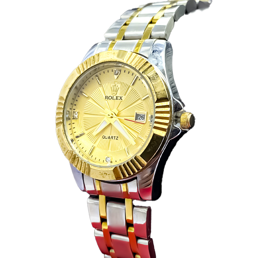 Rolex Classic Gold Dial with Date Display
