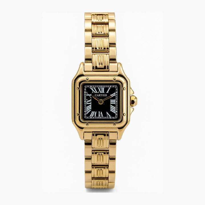 Cartier Black Roman Dial Elegance