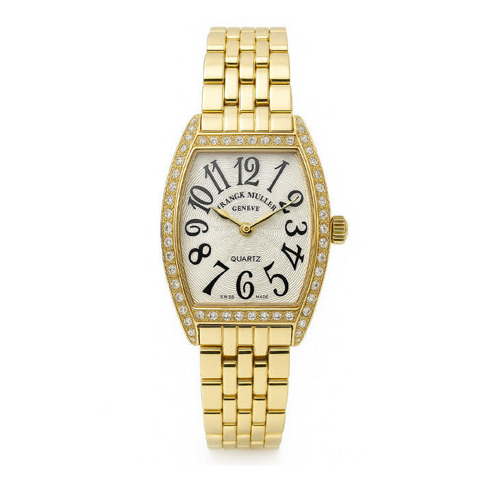 Franck Muller Curved Case with Crystal Accents
